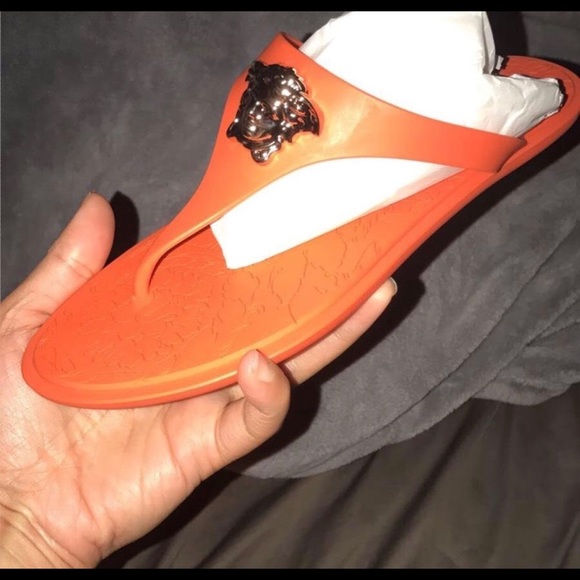 versace rubber sandals